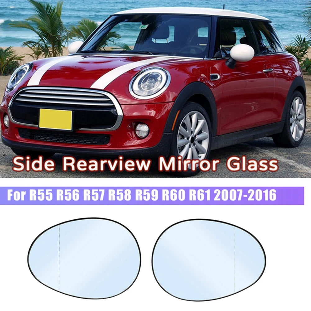 Rearview Mirror Heated Glass Lens Replacement MK2 Mini R60 S JCW Zpaxo