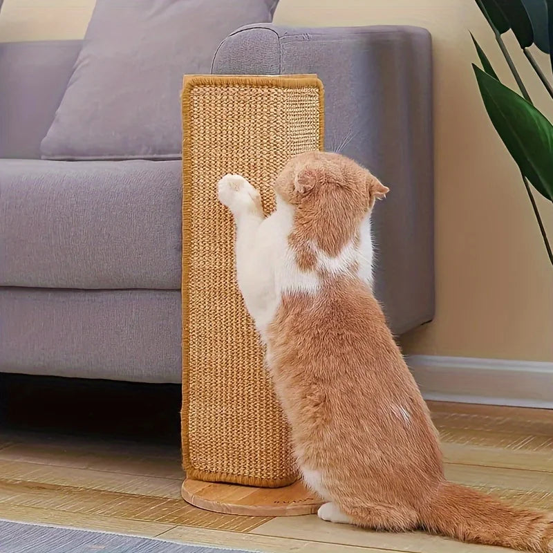 Sturdy Sisal Cat Scratching Board- No Mess, Sofa-Safe Design, Suitable for Exercise and Rest- Perfect Gift for Cats Zpaxo