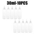 Empty Dropper Bottle Transparent Plastic Refillable Mini Squeeze