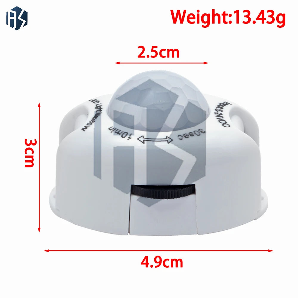 1PCS Lamp strip sensor DC5V24V Lamp strip controller 4A Human infrared sensor Lamp strip induction switch Zpaxo