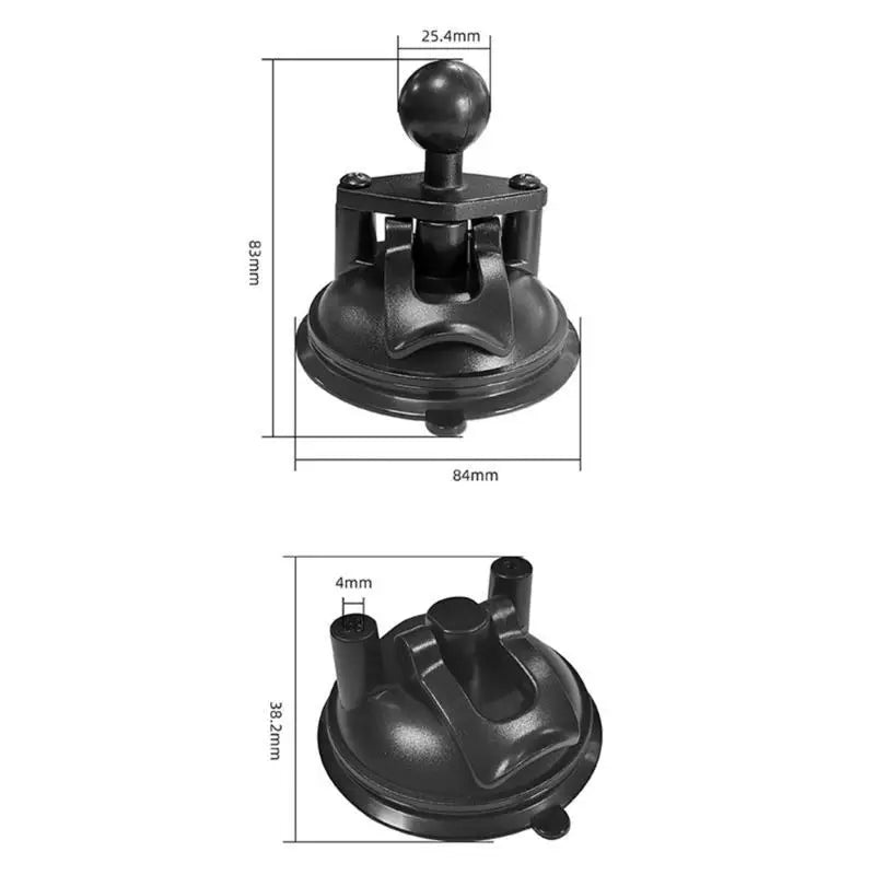652F Twist Lock Suction Cup Base with Ball for Nonporous Surfaces Great Compatibility Suction Cup Base Holder Zpaxo