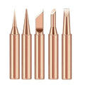 5-Pack 900M-T Pure Copper Soldering Iron Tips for 936 Station Soldering Iron Tips Zpaxo 1 Set