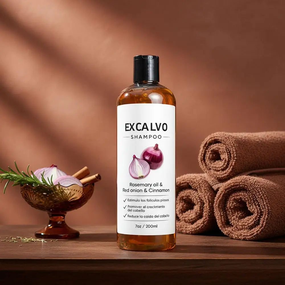Red Onion Rosemary Shampoo Anti Hair Loss Growth Boost Strengthen Follicle Clean Scalp Improve Hair Texture Zpaxo