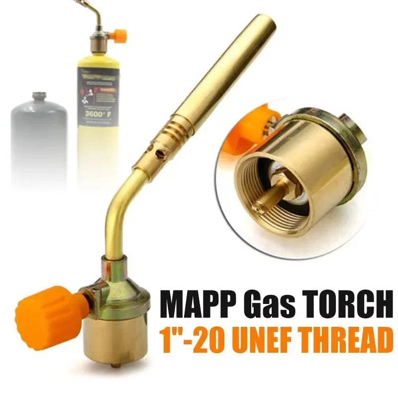 High Temperature Portable Butane Welding Torch Gas Burner Flame Gun for Outdoor Camping BBQ Gas Lighter Zpaxo