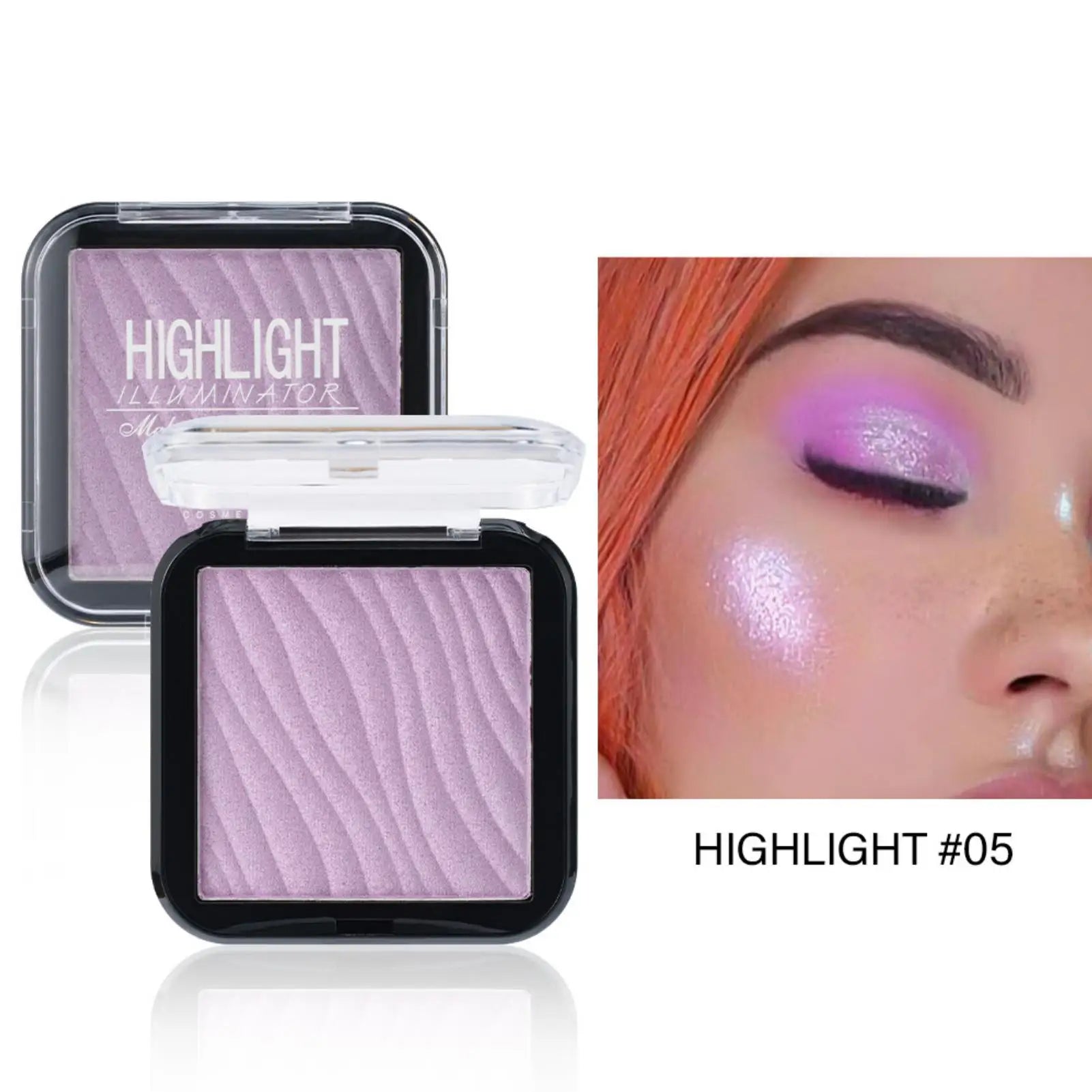1PC Shimmer Glitter Mashed Potatoes Highlighter Shine Highlighter Makeup Gel Face and Body Brighten Glitter Contour Makeup Zpaxo 05