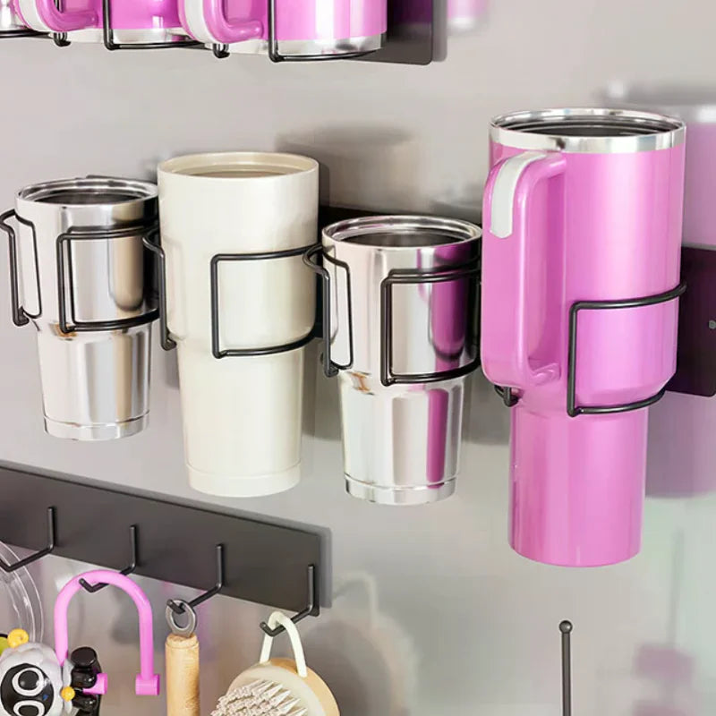 Rust-proof Storage Rack Sturdy Magnetic Cup Caddy Water Bottle Holder Zpaxo