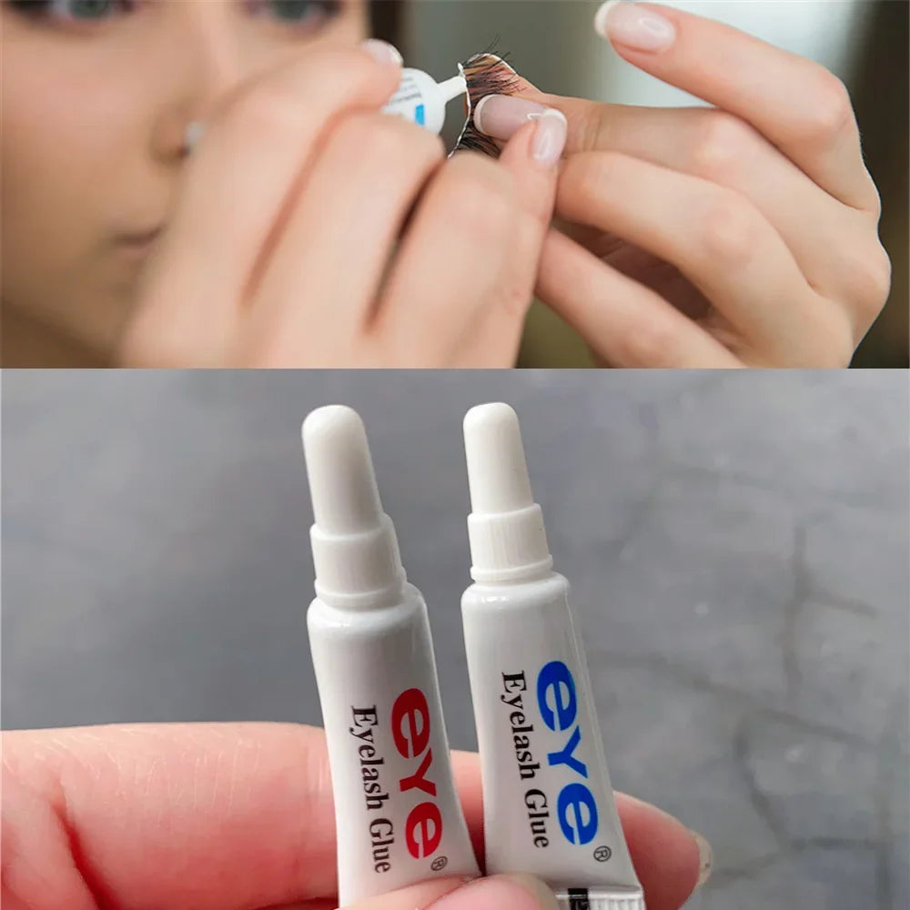 Professional Eyelash Glue Clear-white Dark-black Waterproof False Zpaxo