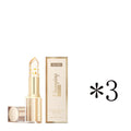 Gold Foil Color-Changing Nourishing Lipstick Nourishes and Moisturizes, Gives Lips a Glossy, Glass-Like Softness, Non-Greasy Lip Zpaxo 3boxed