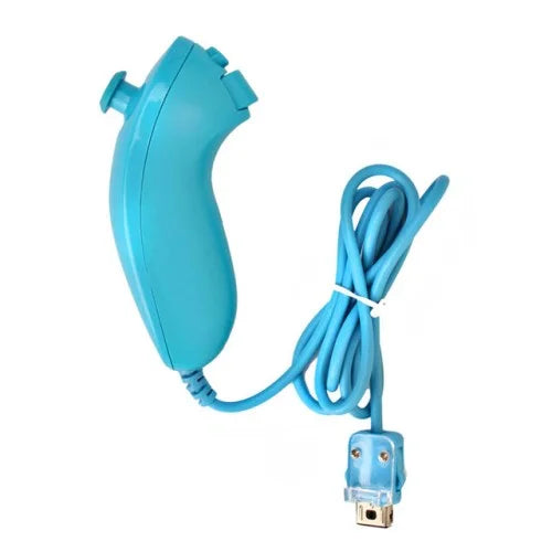 1 Pair Nunchuck Controller Motion Remote Wii Gamepad Nintendo Games Zpaxo WII Naked head 1