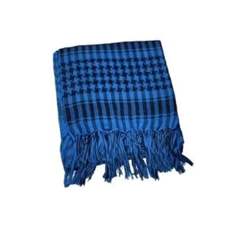 Plaid Tartan Keffiyeh Scarf – Unisex Neck Warmer Shawl