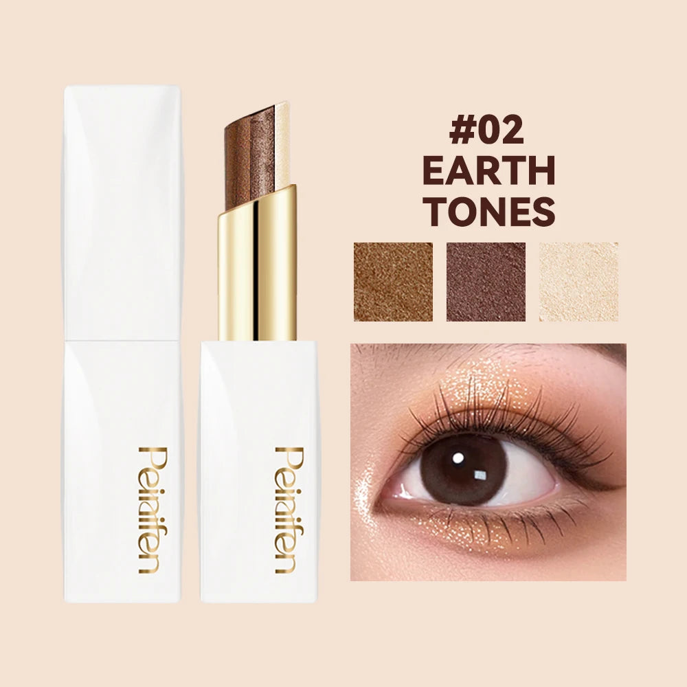 Three Eye Shadow Shiny Durable Natural Easy Apply Pearl