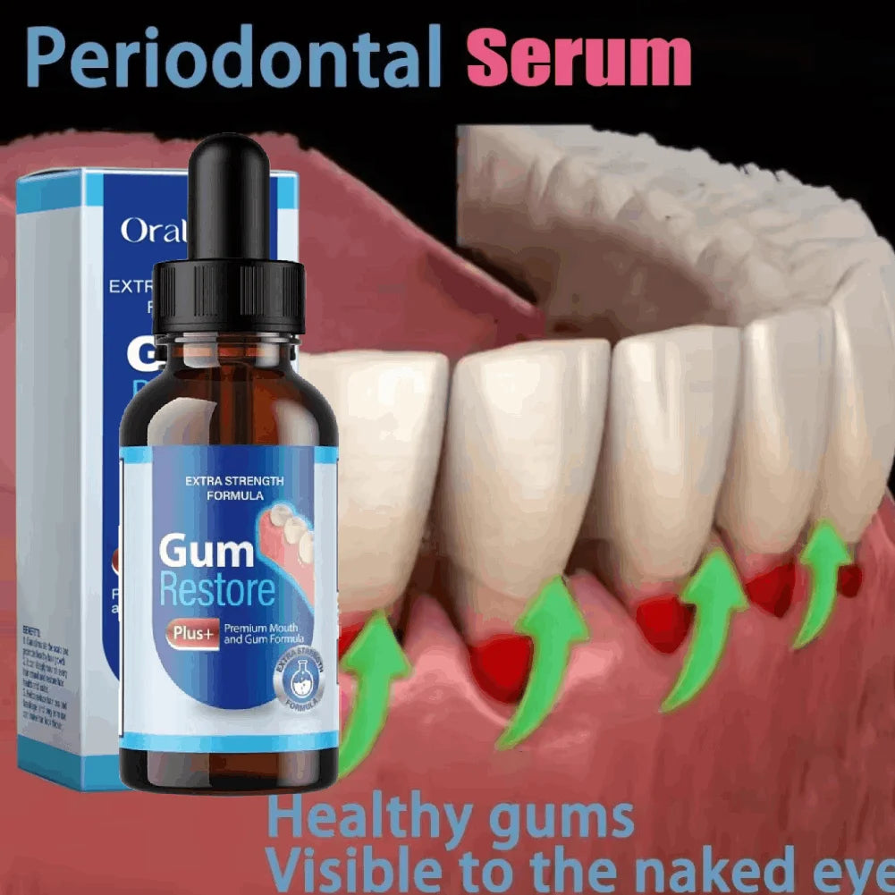 30ml Gum Repair Drops – Sore Gum Relief & Teeth Cleaning Gum Repair Serum Zpaxo