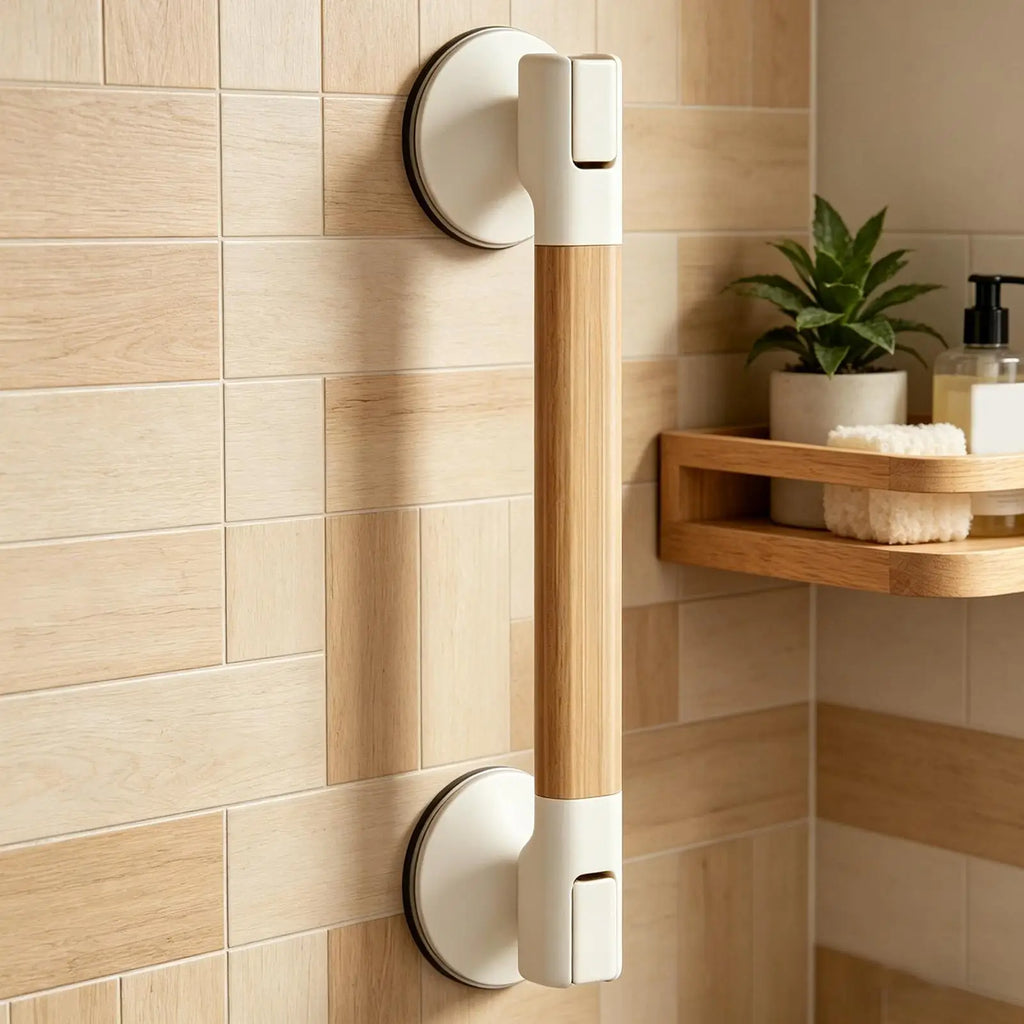 Grab Bars Shower Suction Bathing Assistance Handle No Drill Pregnant