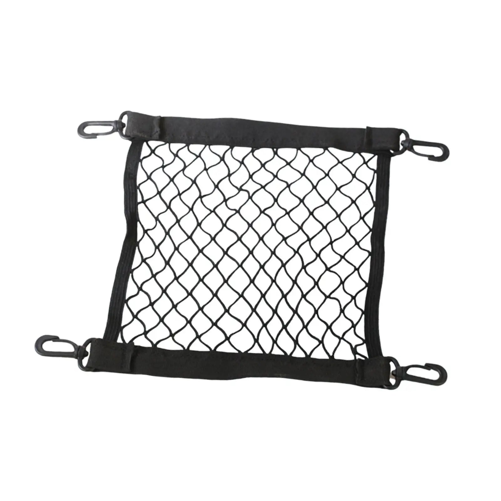 Road Bike Basket Cargo Net, Lightweight Portable Stretchable Netting for Motorcycle, Snowmobile Luggage Zpaxo