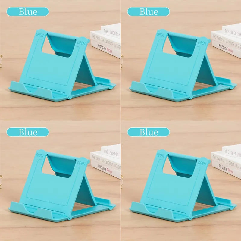 Foldable Phone & Tablet Desktop Stand – Universal Adjustable Holder