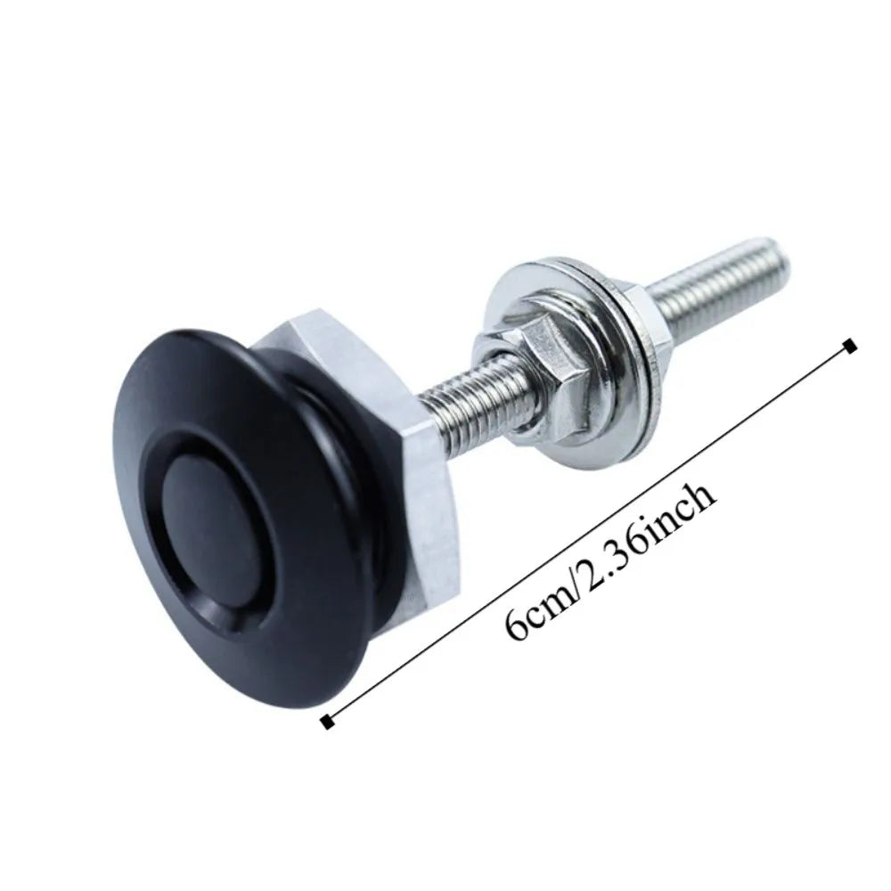 Aluminum Alloy Hood Pins Mini Lock Clip Billet Security Straps Push Zpaxo