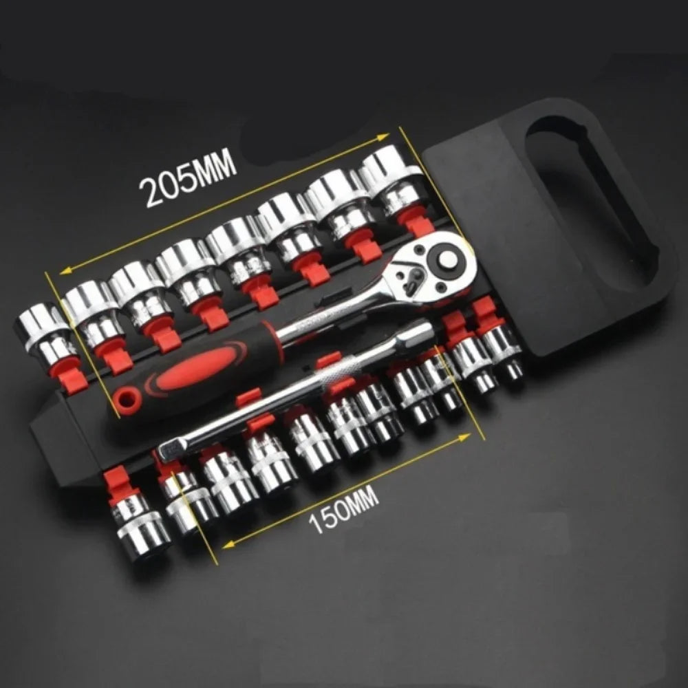 12 Pcs Set Wrench Socket Set Motorcycle Bicycle Repairing Tool Hardware Car Boat Auto Repair Tools Bike Multitool Bike Tool Kit Zpaxo