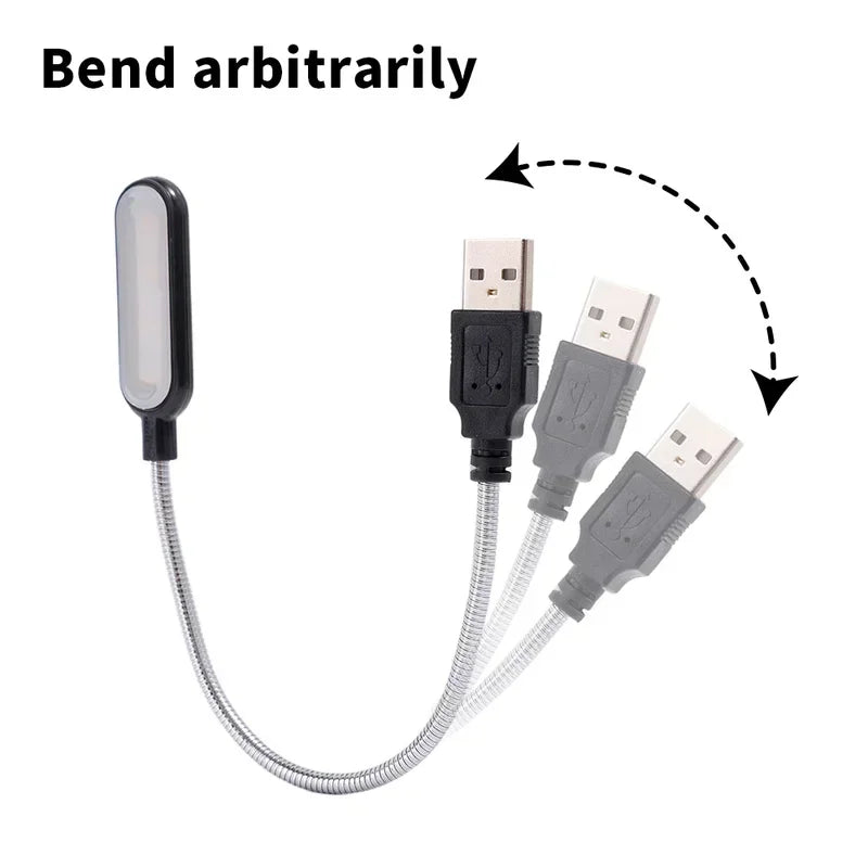 POCKETMAN Mini USB LED Book Light – Flexible Reading Lamp