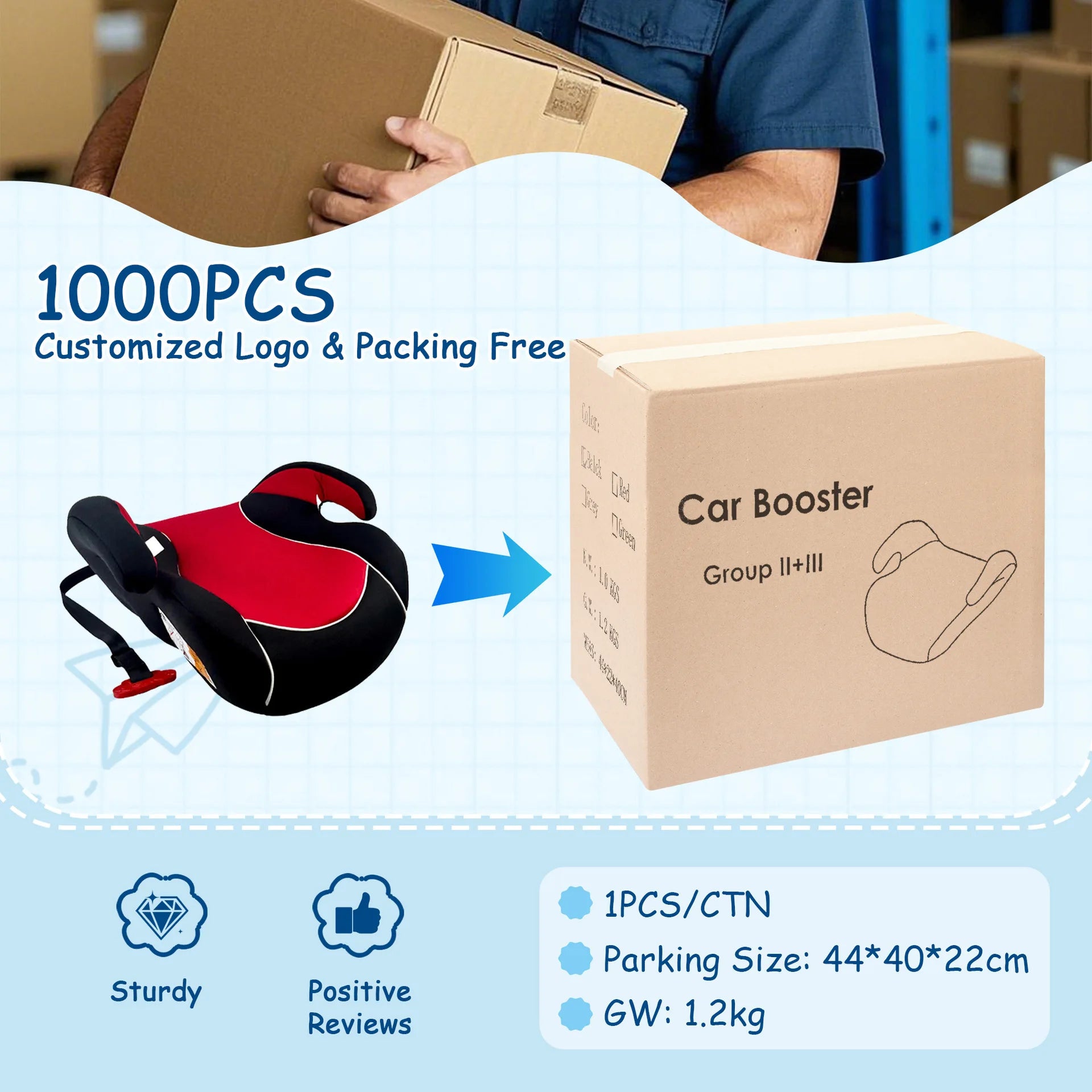 Kids Adjustable Booster Seat Cushion | Car & Dining Ages 3–12