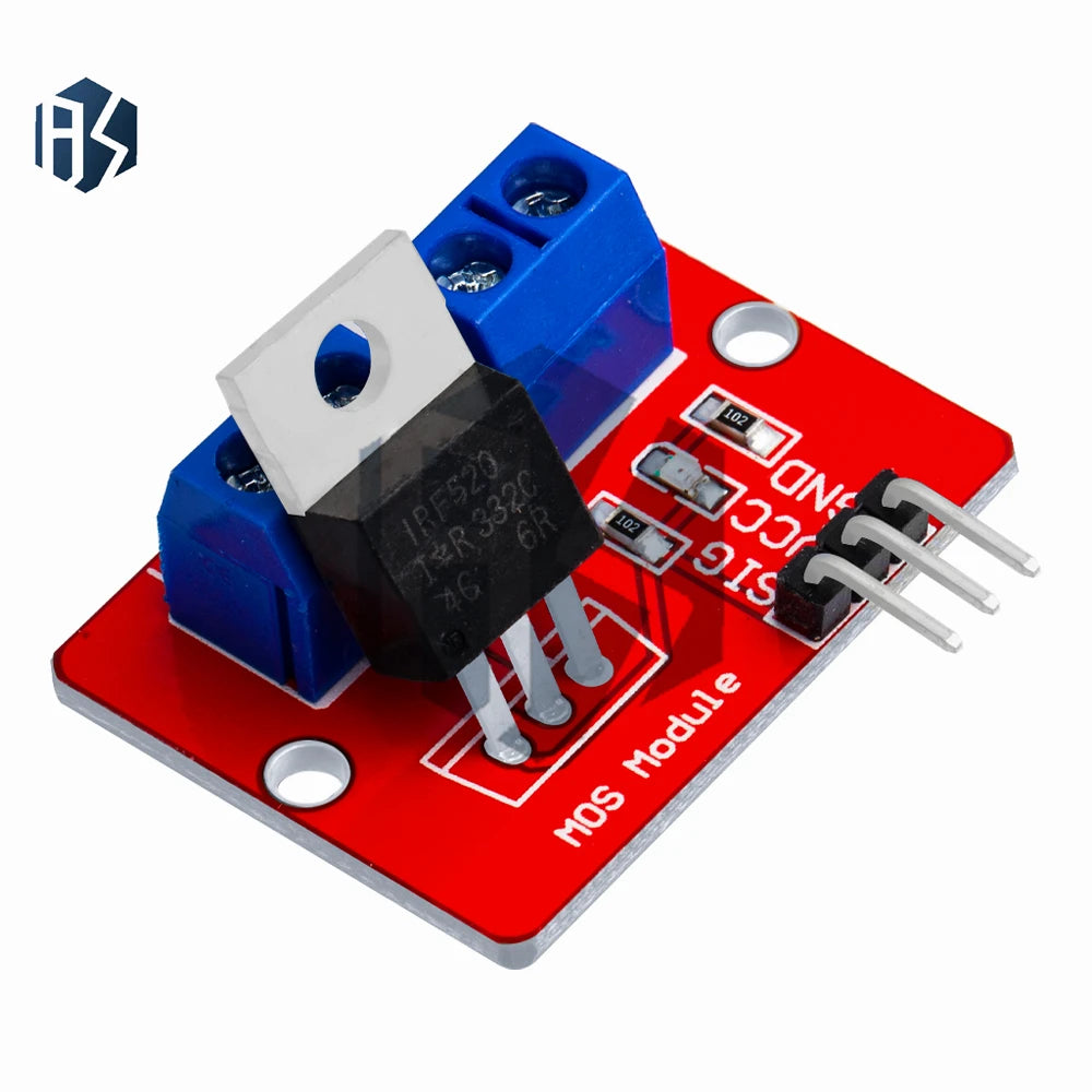 0-24V Mosfet Button IRF520 MOS Driver Module Arduino MCU ARM Zpaxo