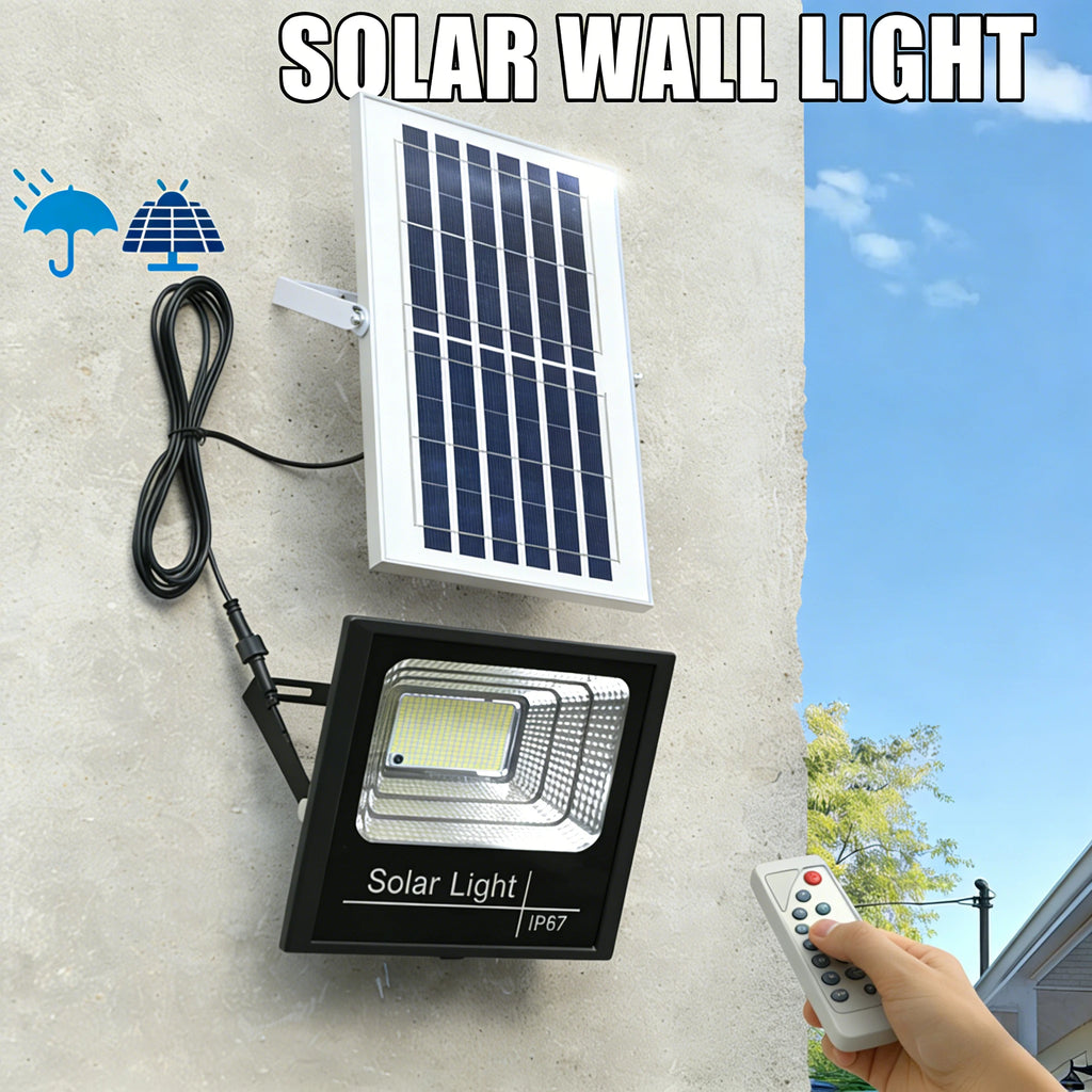 50W Brightness Solar Street Light Outdoor Flood Remote Reflector Zpaxo