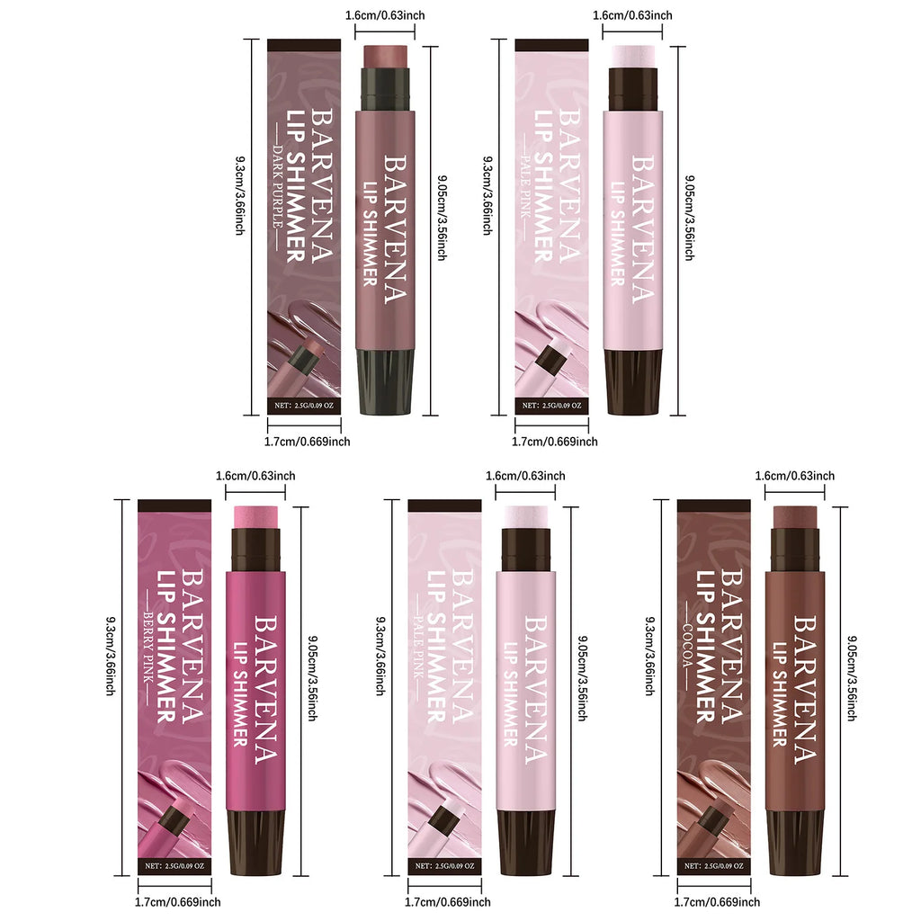 Lip Shimmer Balm – Hydrating, Glossy & Plumping Lip Care Lip Balm Zpaxo
