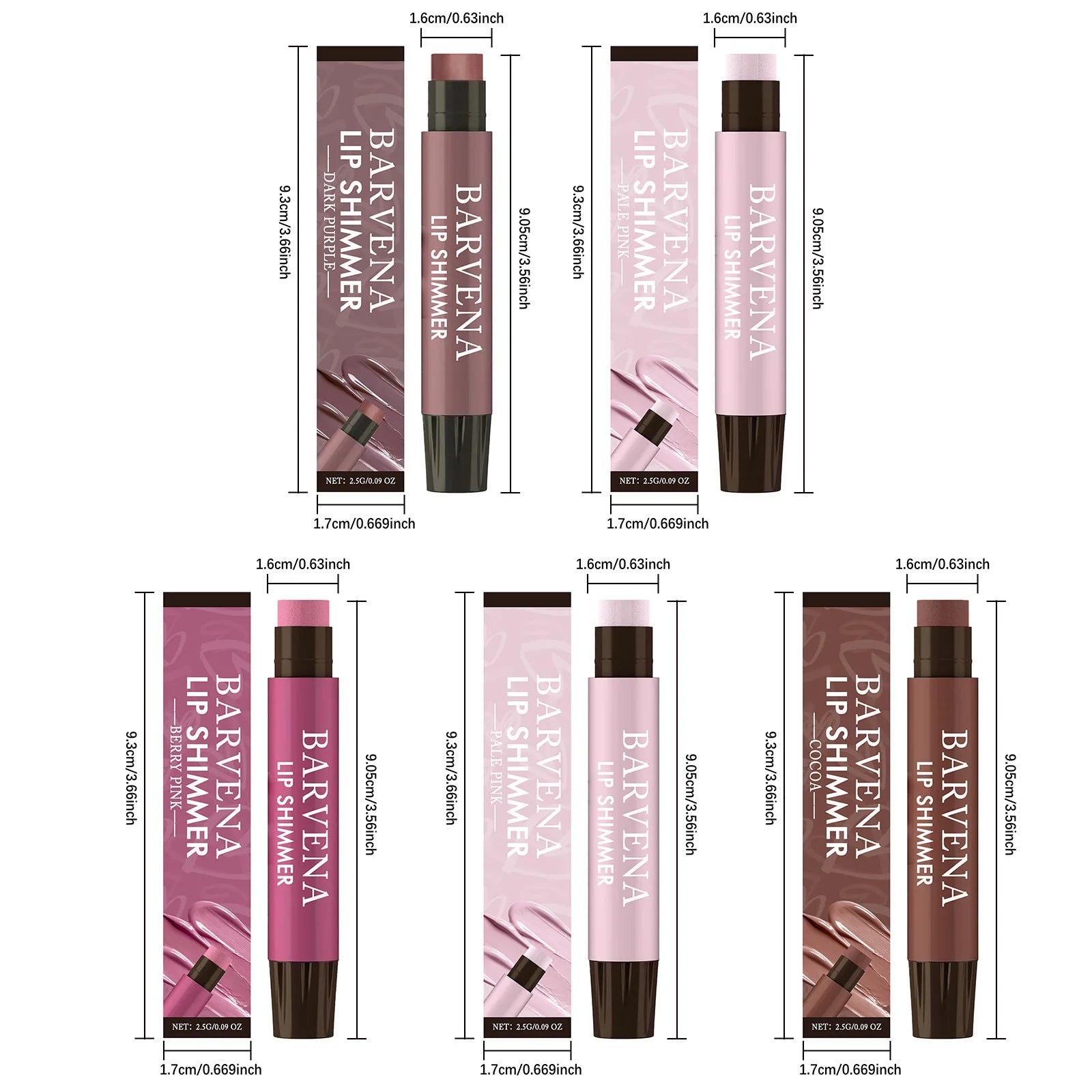 Lip Shimmer Balm – Hydrating, Glossy & Plumping Lip Care Lip Balm Zpaxo