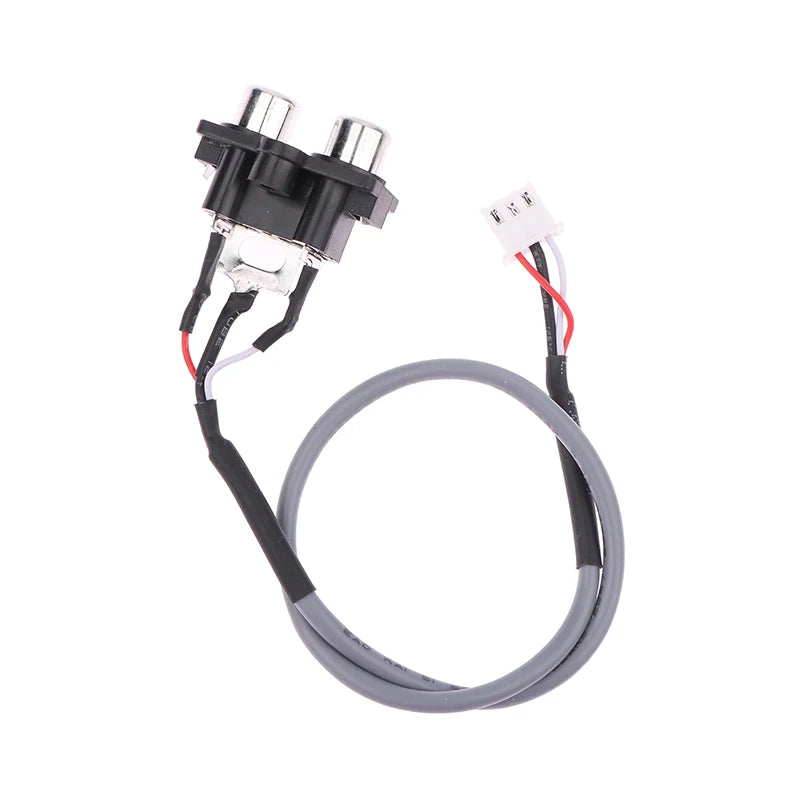 Length Audio Signal Cable 2 RCA XH2 3PIN Input Socket Extended Sound