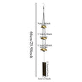 Chimes Outdoors Blessing Sounding Ornament 3 Bells Copper Small Wind