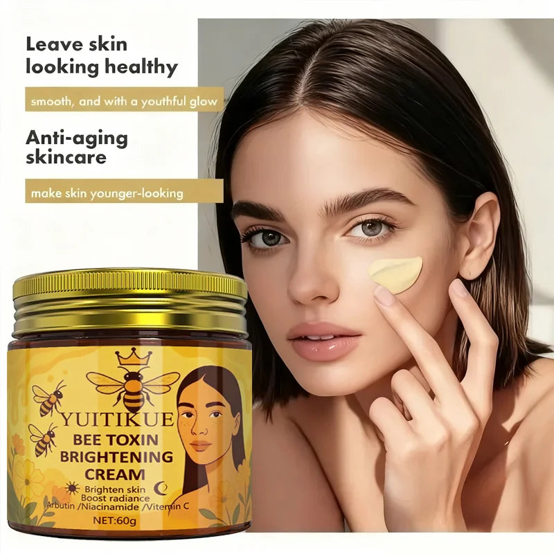 YUITIKUE Bee Venom Brightening Cream – Anti-Aging 60g Brightening Face Cream Zpaxo