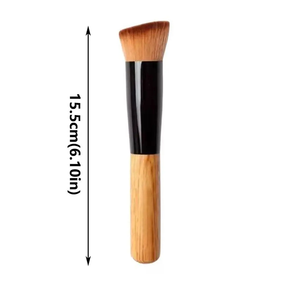 Portable Angled Makeup Brushes Soft Multifunctional Foundation Brush Zpaxo