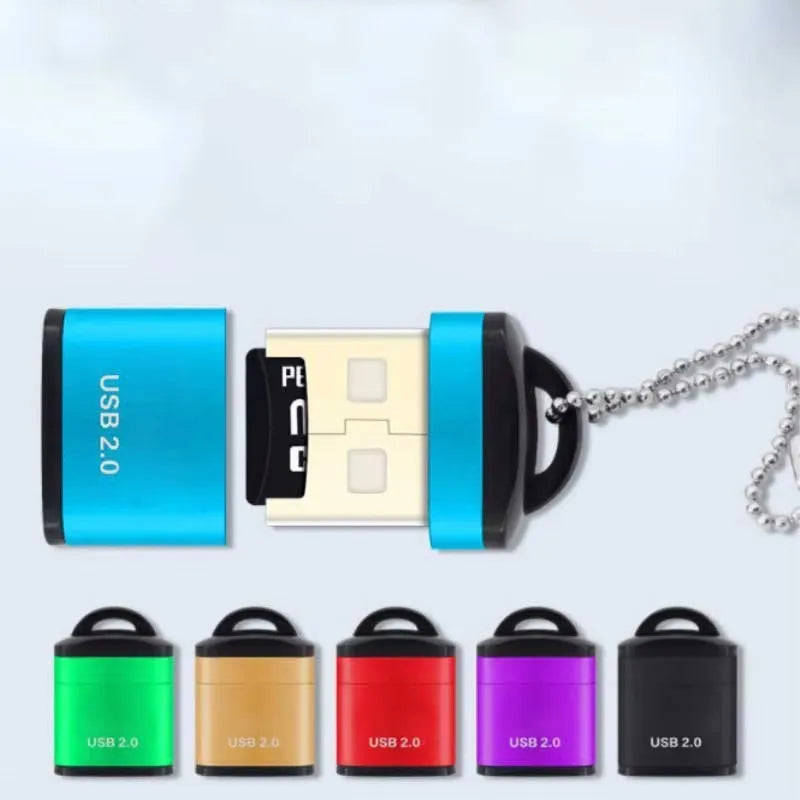 USB 2.0 SD & Micro SD Card Reader Adapter – 1/2/3 Pack