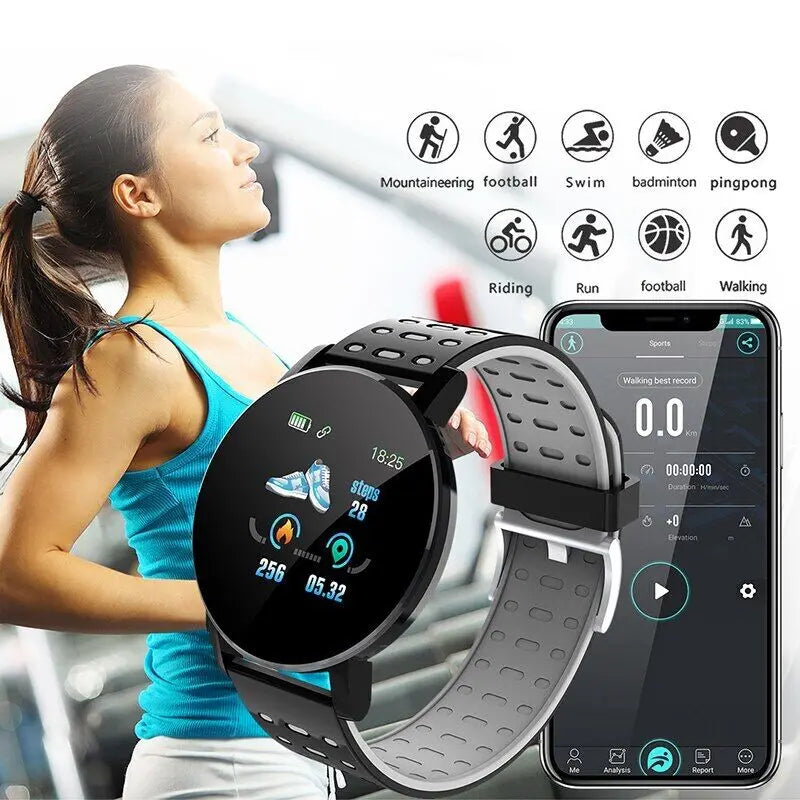 Bluetooth 4 0 Led Digital Waterproof Smart Watch Children's Heart