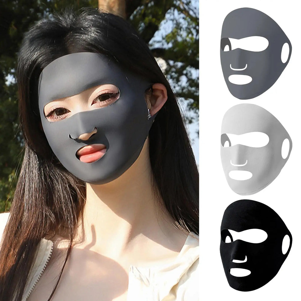 Full-Face UV Sun Protection Mask – Breathable Ice Silk UV Sun Face Mask Zpaxo