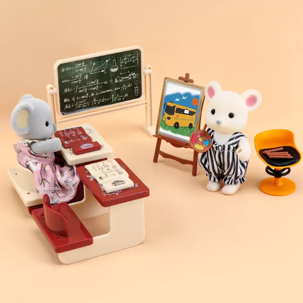 1 12 Dollhouse Koala Miniature Simulation Classroom Scene Accessories