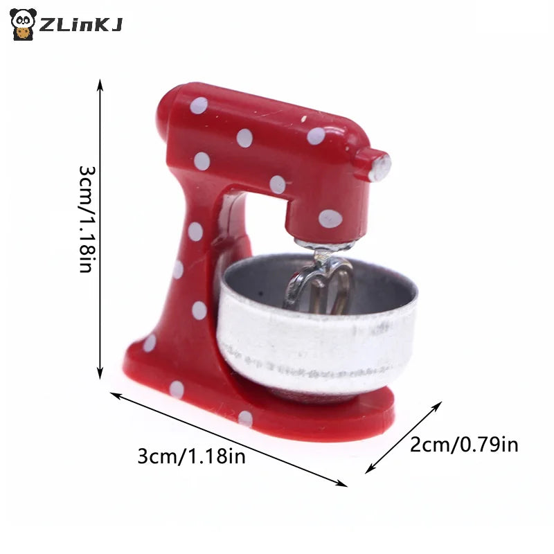 ▶1PCS 1:12 Dollhouse Miniature Simulation Red Furniture Home Model Decor Toy Doll House Accessories Zpaxo