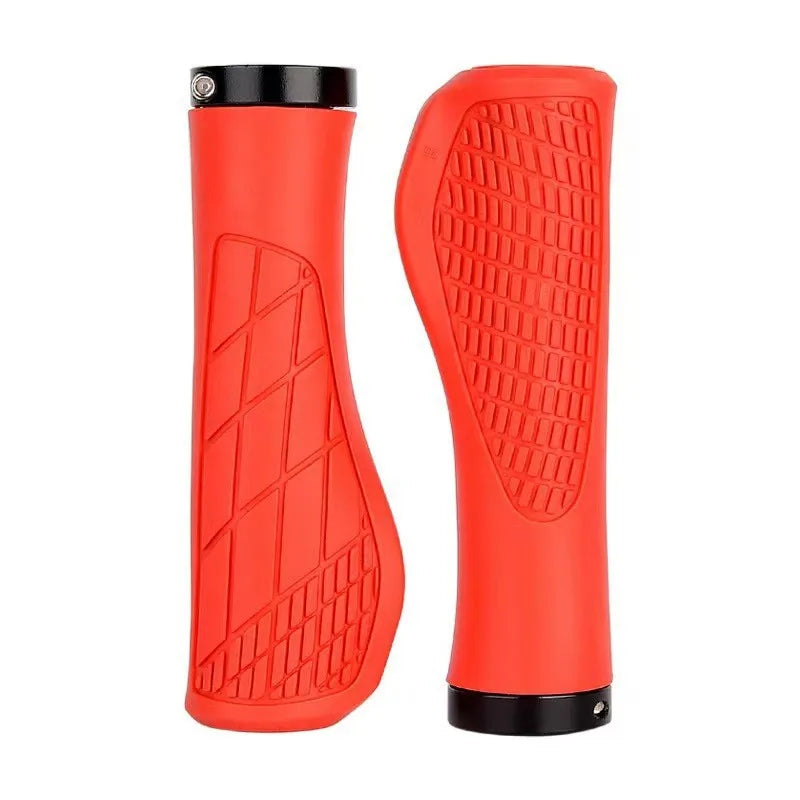 1Pair MTB Bike Handlebar Grips Anti-Skid Comfortable Lockable Soft Rubber Cycling Accessory Zpaxo