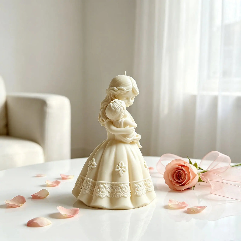 3D Mother & Baby Silicone Mold – Candle Soap Plaster DIY Craft Silicone Craft Mold Zpaxo