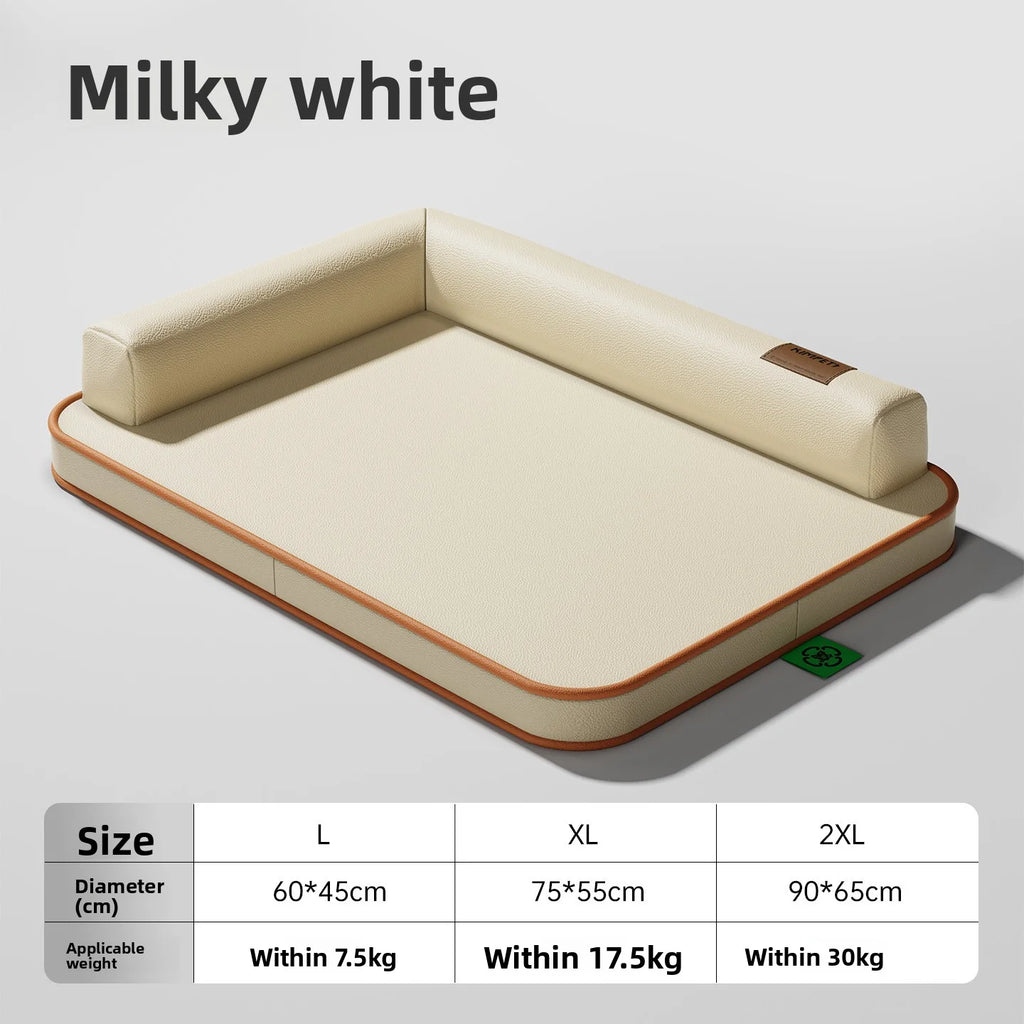 Waterproof PU Leather Dog Bed Mat – All Seasons & All Sizes
