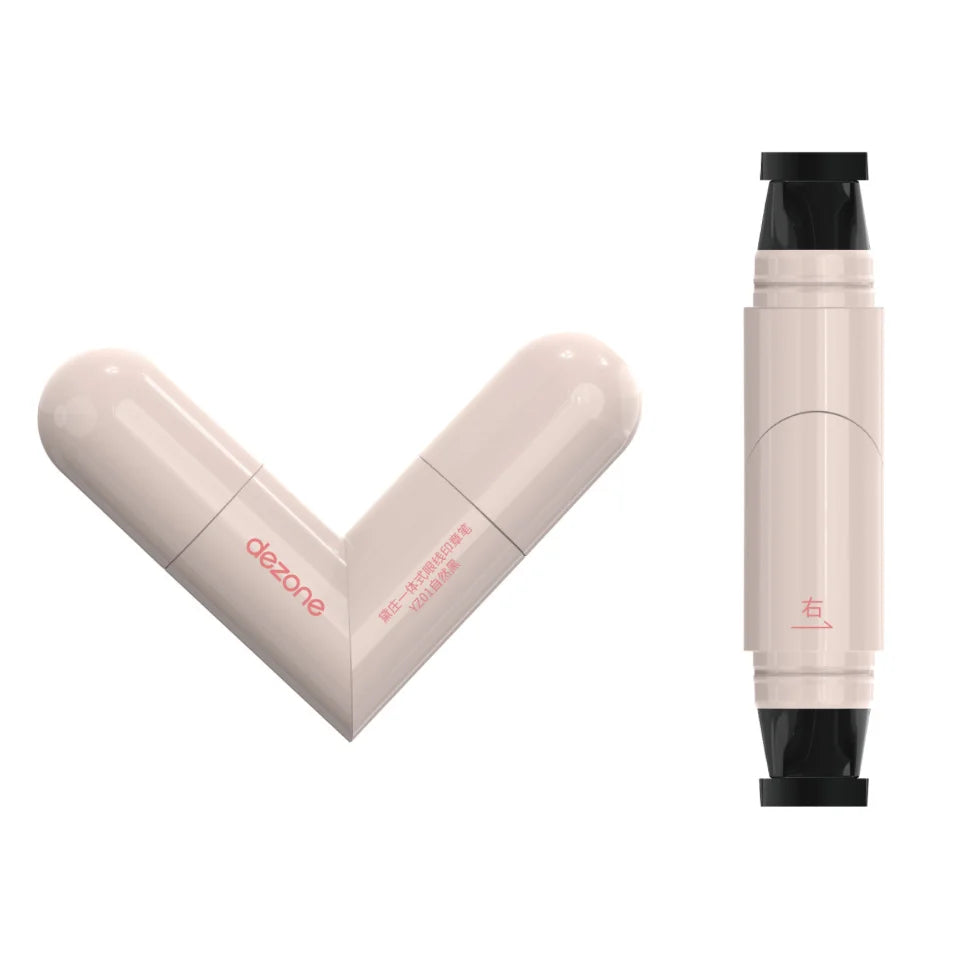 DEZONE Eyeliner Stamp Integrated Precise Outline Signet Long-lasting Zpaxo