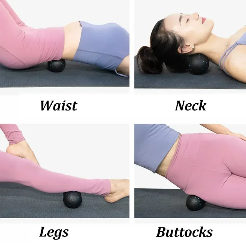 EPP 8cm Peanut Balls Body Massage Fascia Ball High Density Muscle Relaxation Lacrosse Fitness Yoga Myofascia Ball Relieve Pain Zpaxo