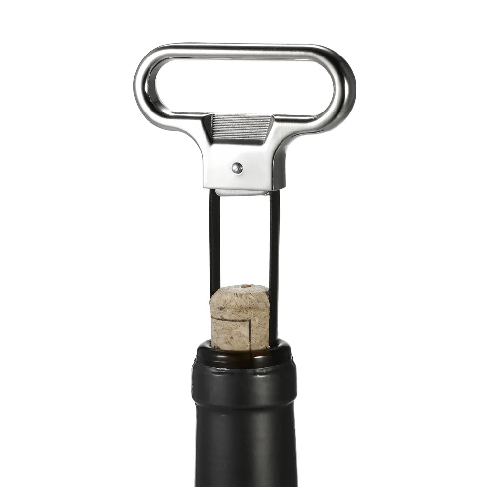 Wine Bottle Opener Two-Prong Corkscrew Remover Cork Puller Damaged Cork Remover Old Wine Corkscrew Remover House Warming Gift Zpaxo