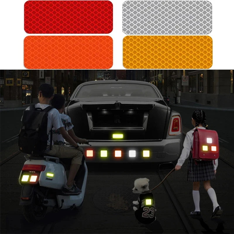 Reflective Safety Warning Tape Stickers for Car & Truck