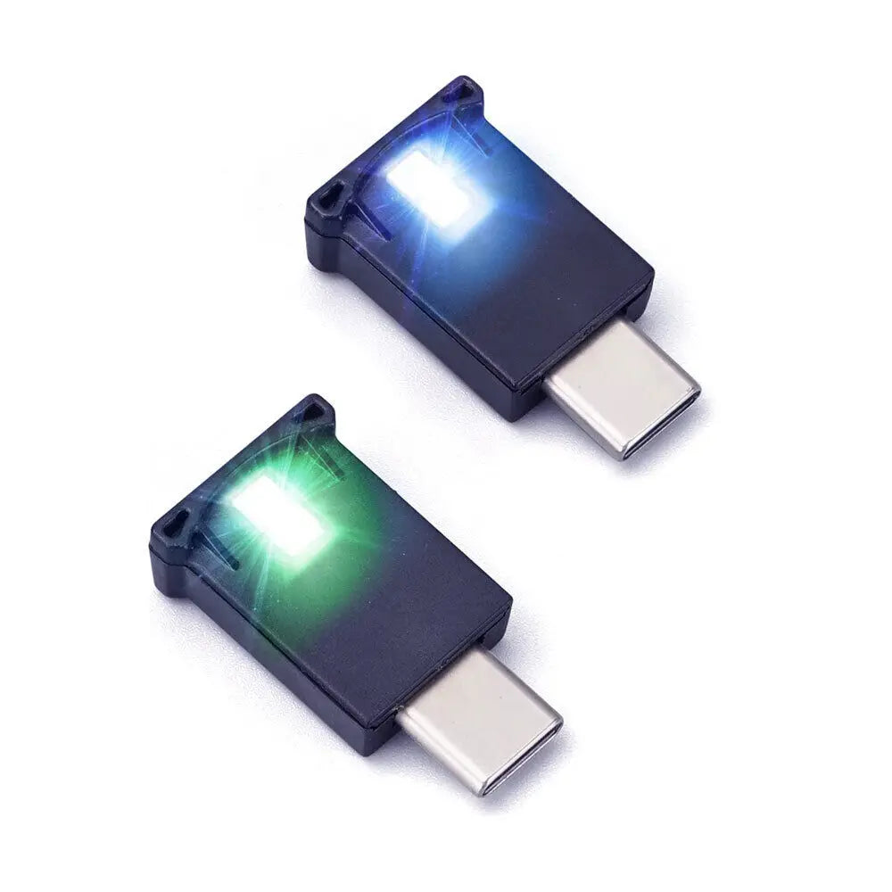 Type-c LED RGB Ambient Light Auto Interior Atmosphere Emergency Zpaxo