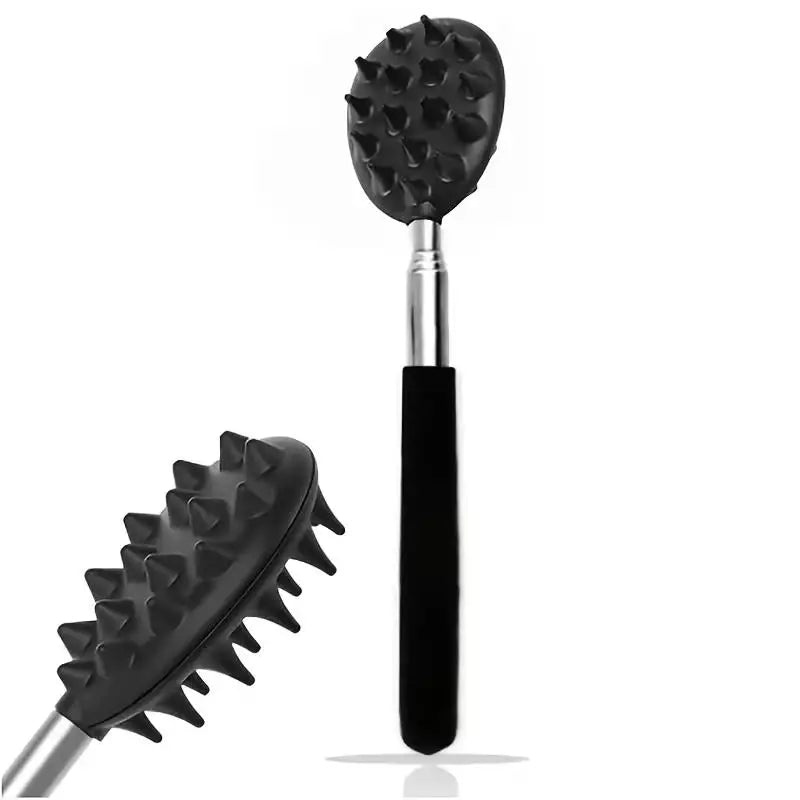 1pcs Extendable Cactus Back Scratcher – Heavy Duty PVC, 2 Spike Sizes, One-Handed Adjustable for Home & Travel Zpaxo