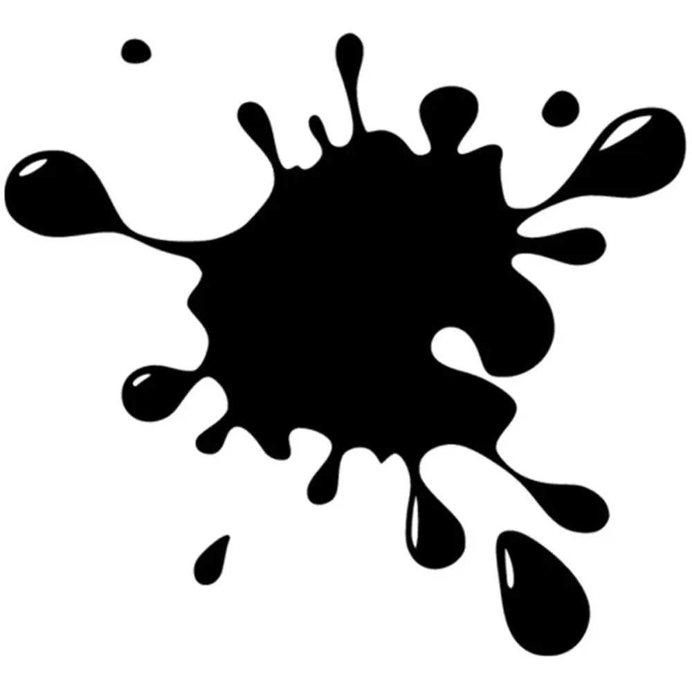 Car Styling Decoration Stickiness Window Water Droplets Sticker Zpaxo black