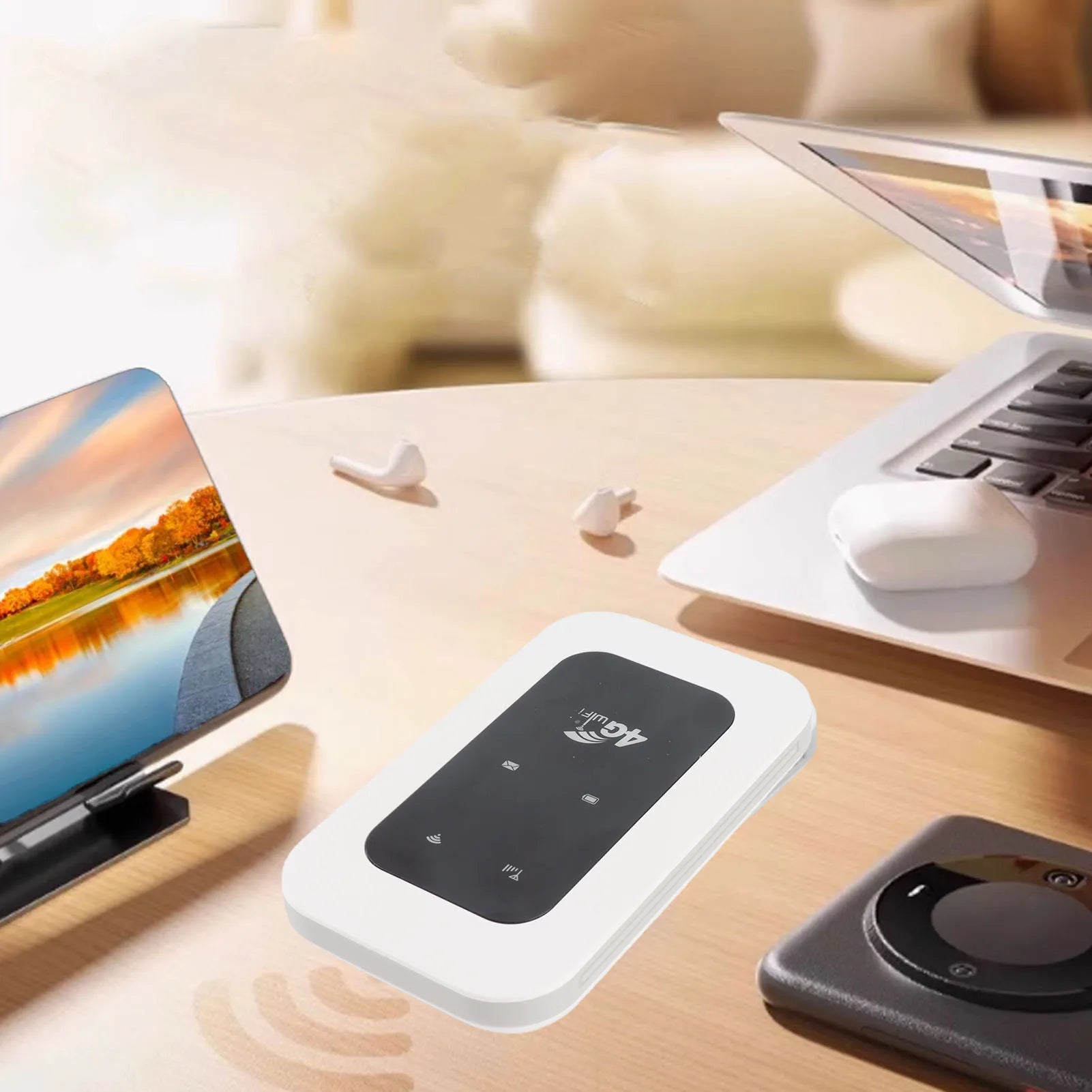 Portable Wifi Hotspot 300Mbps Plug Play Support 10 Devices Travel