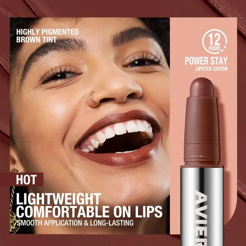 Smooth Matte Lipstick Waterproof Long-lasting Moisturizing Easy Apply