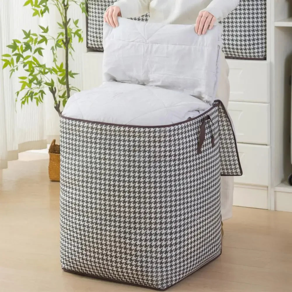 Storage Pouch Durable Zippered Storage Bags with Reinforced Moisture-proof drawers for clothes folding bag hangingbig bags Zpaxo