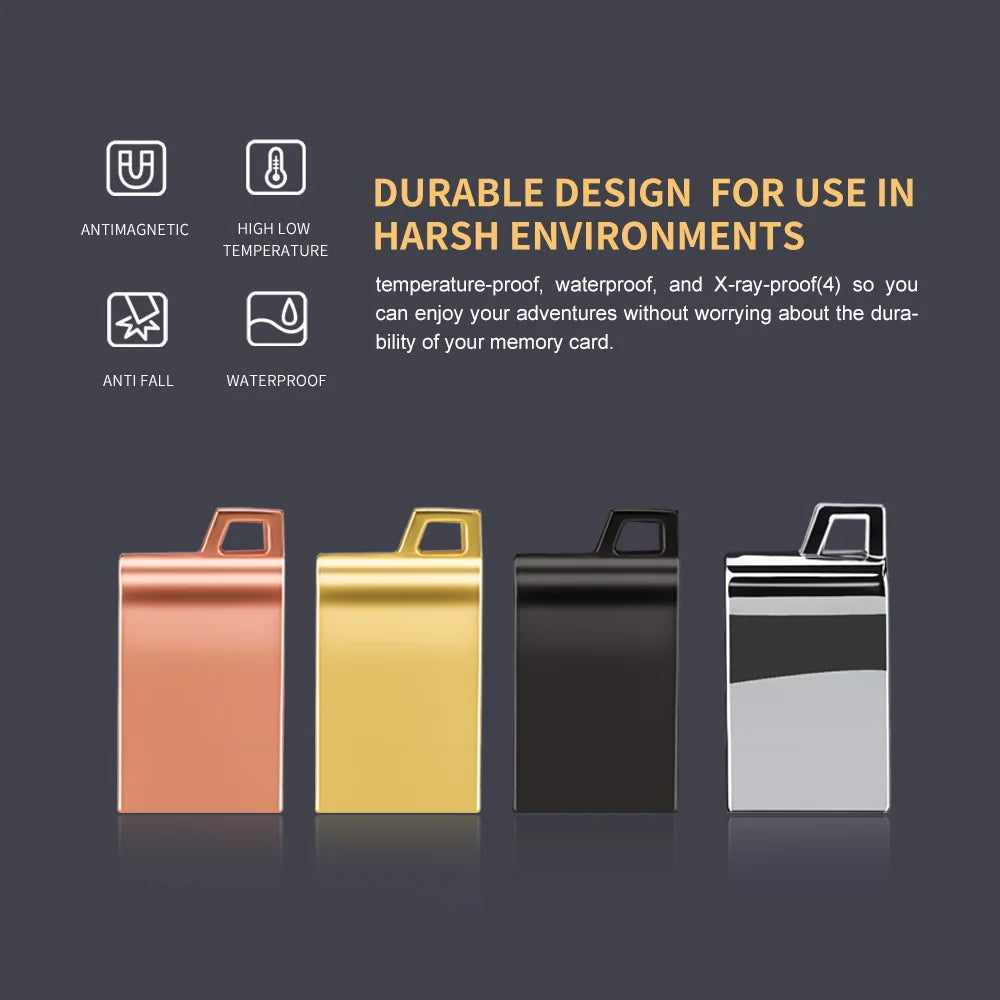 ZSUIT DKXFK 3.0 Metal USB Flash Drive 64GB Pen Drive 4GB 8GB 16GB U Disk 32GB Memory Stick 128GB USB Storage Stick Custom LOGO Zpaxo